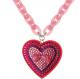 TARINA TARANTINO Classic Cherry Large Heart Pendant With Lucite Bow 1