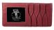 TIGNANELLO Burgundy Leather Card Wallet Insert