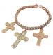 3 Cross Choker Statement Necklace