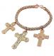 3 Cross Choker Statement Necklace