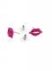 Tr3sweet Rhinestone Lip Earrings 1