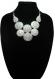 Stella & Dot Silver Bib Necklace 1