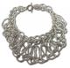 Trendy Silver Statement Necklace