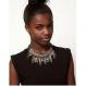 Trendy Premium 2 Spider Jewel & Spike Necklace 2