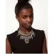 Trendy Premium 3 Spider Jewel & Spike Necklace 1