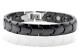 South Korean Black Ceramic & Tungsten Magnetic Health Bracelet 