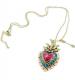 Viva La Style Heart Locket Necklace