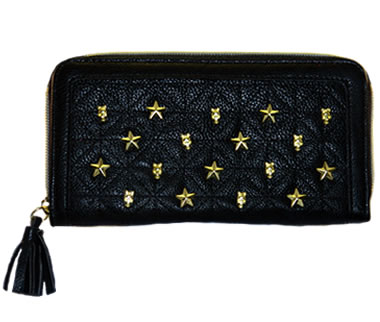 betsey johnson black wallet