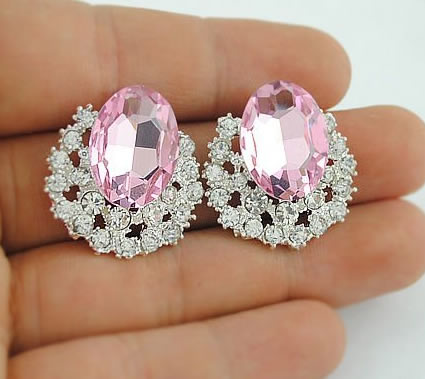 Crystal Rhinestone Earrings  1