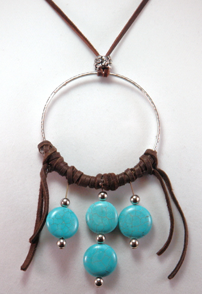 Trendy Statement Hoop Design Necklace main image 1