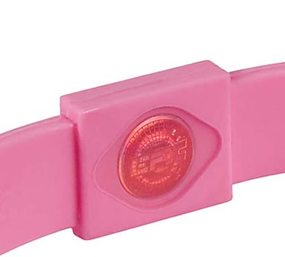 EFX Bracelet Silicone Rose/Blanc - Équilibre & Bien-Être Quotidien