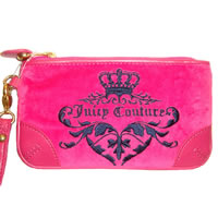 JUICY COUTURE Pink Wristlet