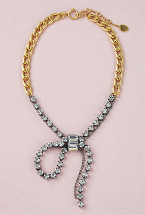 Juicy couture bow best sale necklace