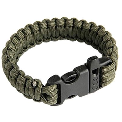 Adjustable Paracord Bracelet apmots Outdoors Hiking Survival Olive Green 