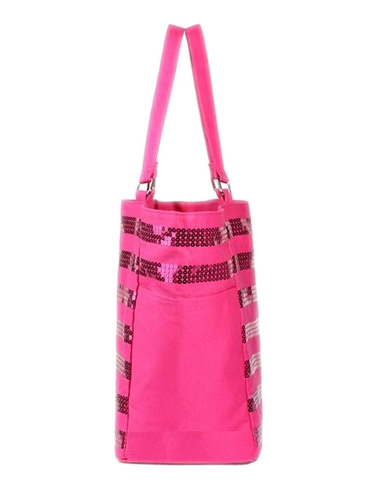 Buy the Victoria Secret Pink Striped Women's Tote Bag