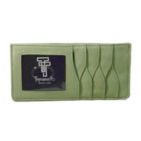 TIGNANELLO Lime Leather Card Wallet Insert
