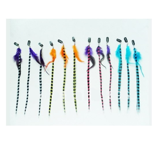 Mane Colors ClipIn Feather Hair Extensions Set