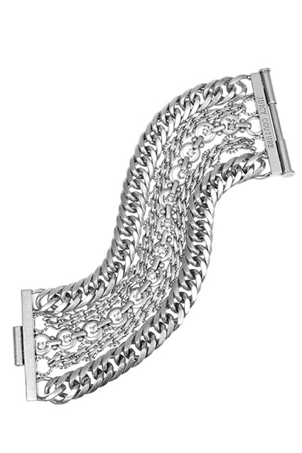 Juicy Couture Chunky Link Bracelet in Metallic