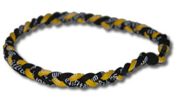 3 Rope Tornado Titanium Necklace 18