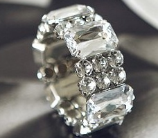 Acrylic Gemstone Bracelet 
