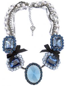 BETSEY JOHNSON Iconic Crystal Statement Necklace
