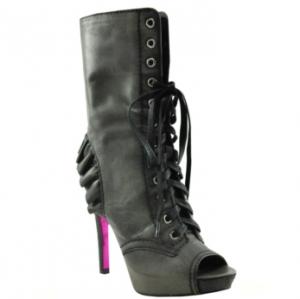 BETSEY JOHNSON Lizzzy Open-Toe Boot