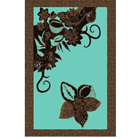 Coffee Teal Sarong Beach Cover up