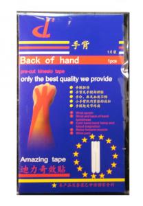 DL Sports Medicine Kinesiology Pre-cut Tape for Back of Hand