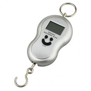 Digital Hanging Luggage Fishing Weight LCD Scale 40kg 20g (Silver)
