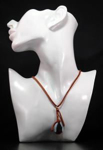 Hippie Chic Trendy Brown Nugget Choker Necklace
