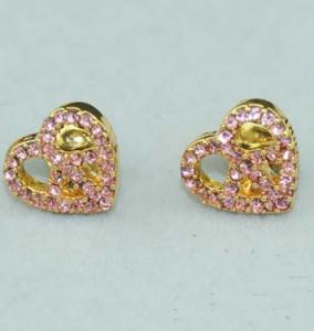 Juicy Couture Pink Heart Earrings