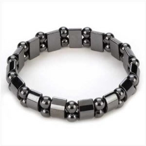 Ladies Hematite Black Pearl Magnetic Stretch Health Bracelet Ladies Hematite Black Pearl Magnetic Stretch Health Bracelet