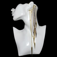 Long Mixed Tone Ear Cuff
