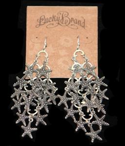 Lucky Brand Starfish Drop Earrings