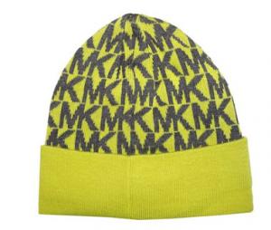 MICHAEL Michael Kors Lemon 'MK' Beanie Hat