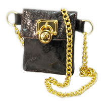 Michael Kors Belt Chain Bag in Brown