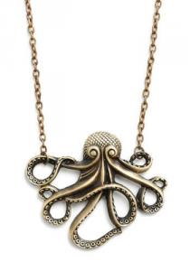 Octopus Pendant Necklace