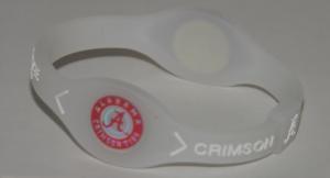 Alabama Crimson Tide Power Force Energy Bracelet (Clear)