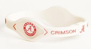 Alabama Crimson Tide Power Force Energy Bracelet (White)