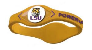 LSU Tigers Power Force Energy Bracelet (Yellow)