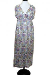 Bohemian Paisley Long Maxi Dress