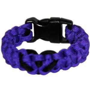 Heart Paracord Survival Rescue Bracelet<br /> (Purple)