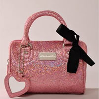 Steve Madden Mini Pink Glitter Handbag