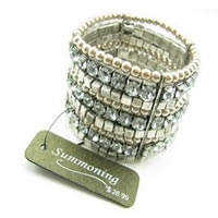 Crystal Stretch Bangles 