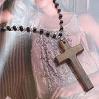 Wooden Cross Necklace