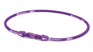 Phiten Japanese RAKUWA Titanium Necklace X50<br /> (Checked Purple)