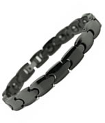 Black Ceramic Magnetic Health Bracelet