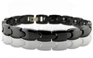 Black Ceramic Magnetic Health Bracelet