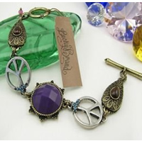 Lucky Brand Purple Peace Goddess Bracelet