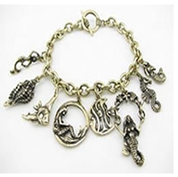 Mermaid Vintage Charm Bracelet